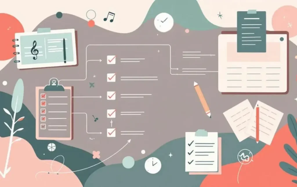 example of a music lesson plan template free for elementary music teachers, step-by-step instructions