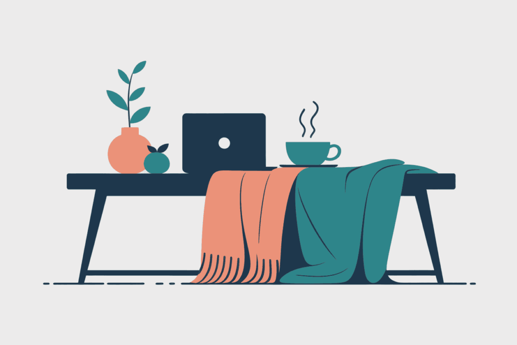 7 Weekend Side Hustles That Won't Burn You Out 13 Featured image with couch, plants, and laptop — cozy, balanced setup for weekend work without burnout.